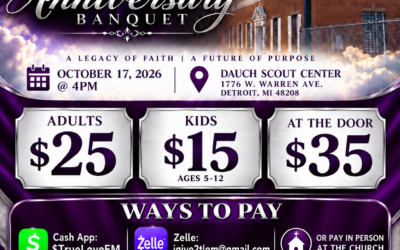 25th Church Anniversary Banquet